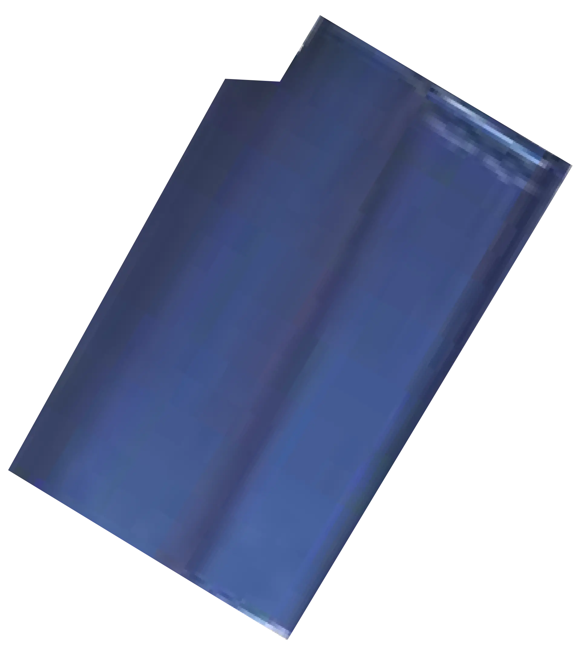 Roman Roof Tiles – Blue Grey Ceramic